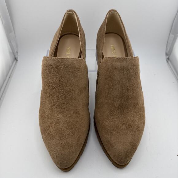 Nine‎ West Women's Lightning Suede Loafers Natural Suede Size 6 NWB - Picture 2 of 9